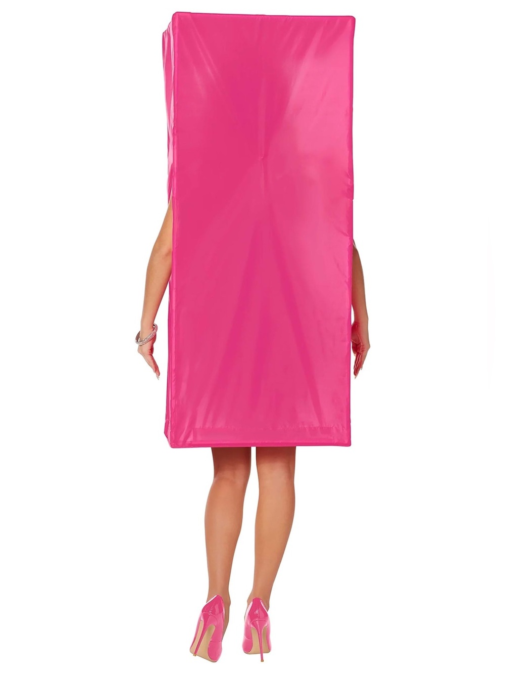 Barbie Doll Box Costume - Adult OS Bright Pink - Picture 2 of 5